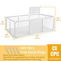 Indoor Ball Pit Baby Playpen with Safety Fence childrensterritory