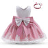 Baby Girls Princess Dress with Beadings for Christening childrensterritory
