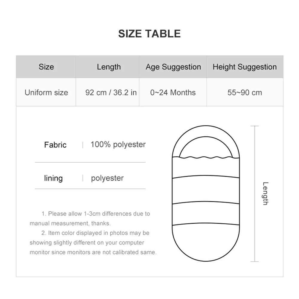 Thick Fur Collar Warm Cocoon Baby Envelope