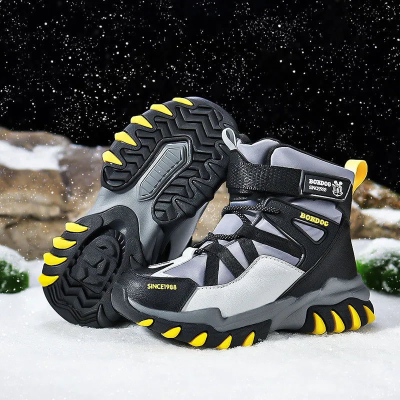 Boys Stylish Winter Long Warm Snow Boots