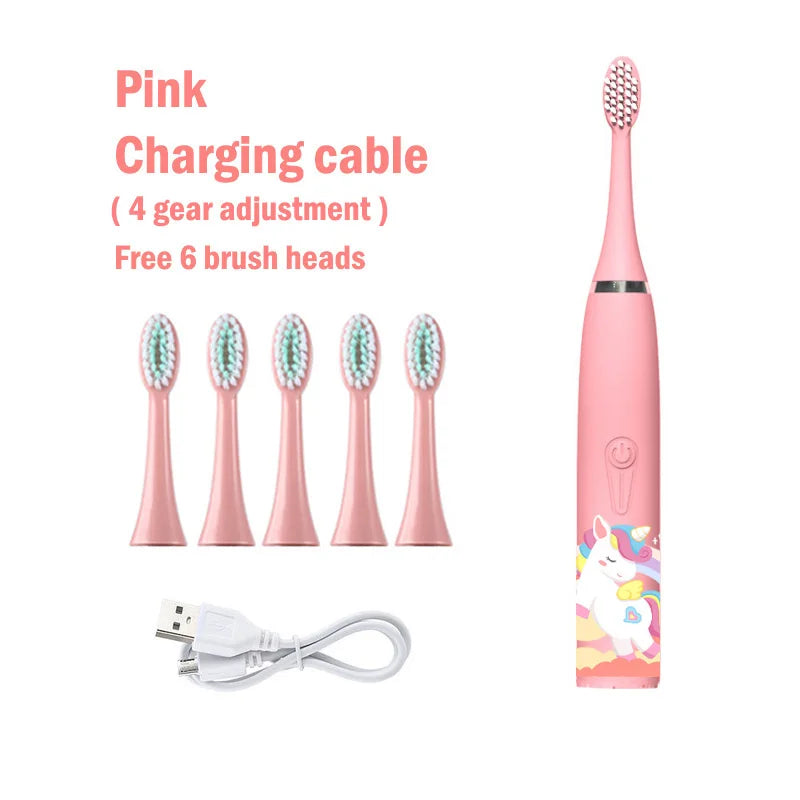 Smart Rechargeable Kids Sonic Electric Toothbrush childrensterritory