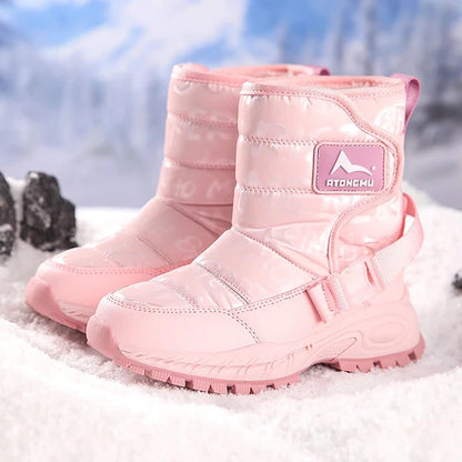 Outdoor Waterproof Warm Long Boots For Girls childrensterritory