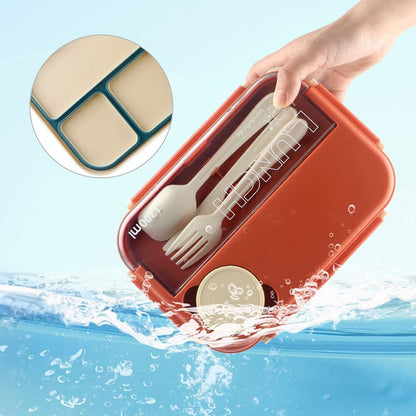 Leakproof 4 Compartments Bento Box for Adults childrensterritory