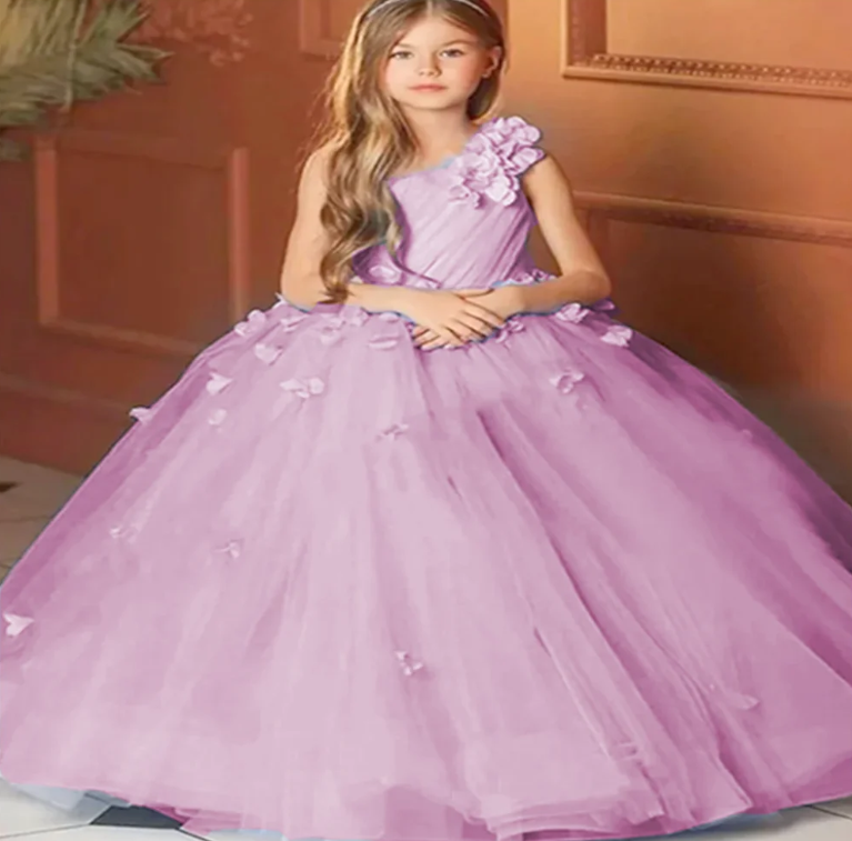 Light Blue First Communion/Birthday Party Dress for Girls