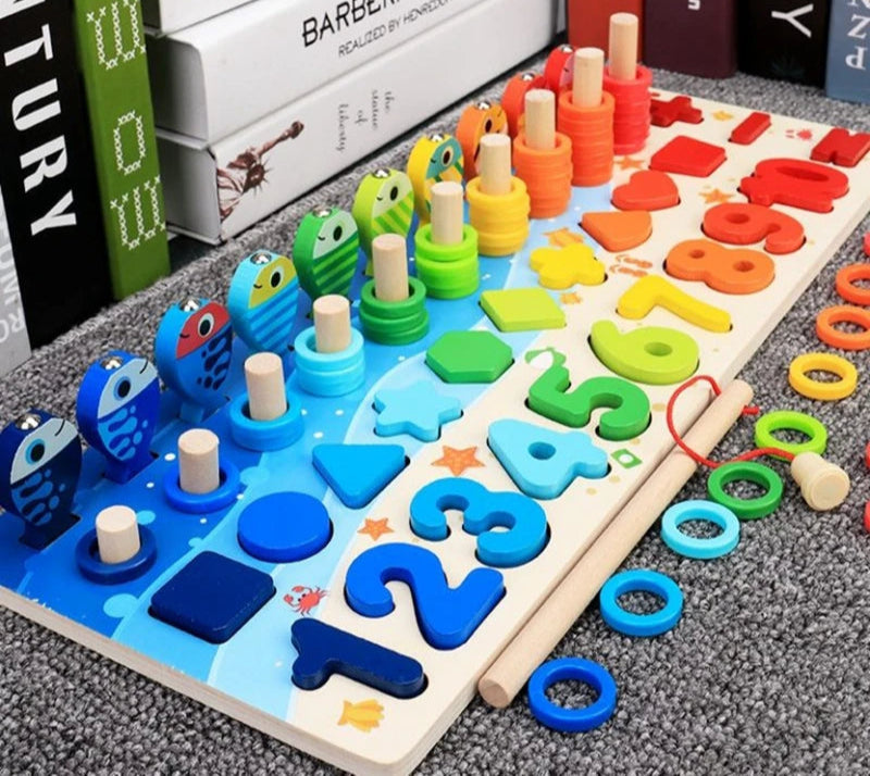 Kids Educational Wooden Math Puzzle Toys/Board Toy childrensterritory