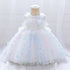 Elegant Bow Lace-Decorated Little Girls Tutu Party Dresses childrensterritory