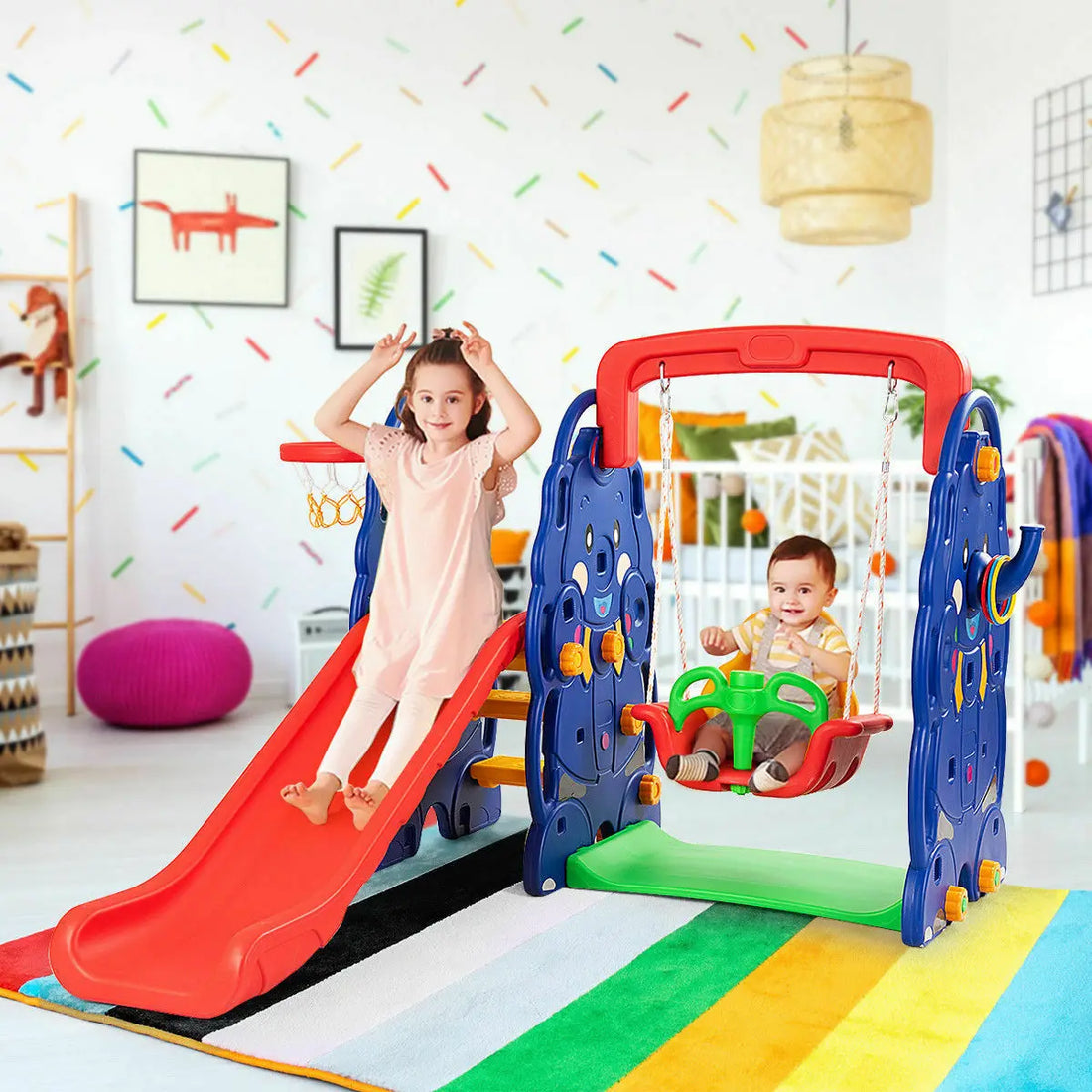 4 in 1 Playset for Kids&