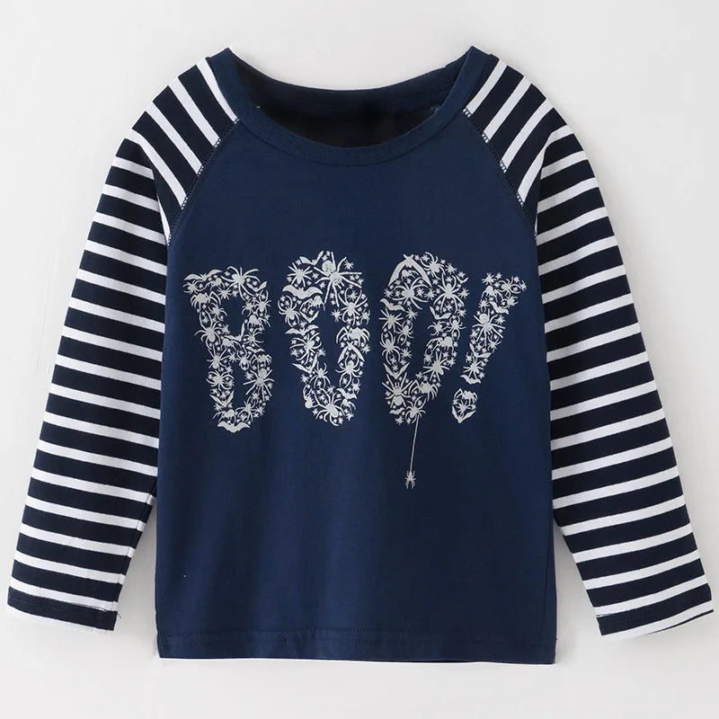 Full-Sleeve Cartoon Design Cotton T-Shirts For Girls childrensterritory