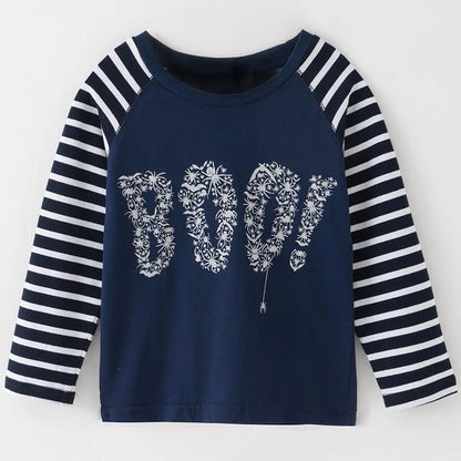 Full-Sleeve Cartoon Design Cotton T-Shirts For Girls childrensterritory
