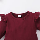 1-5 Years Girl 3pcs Clothing Set(Top +Pants+Headband) childrensterritory