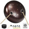 10" Steel Tongue Drum w/ Bag Mallets & Finger Picks childrensterritory