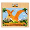 12/9 PCS Wooden Cartoon Animals Puzzle Toys childrensterritory