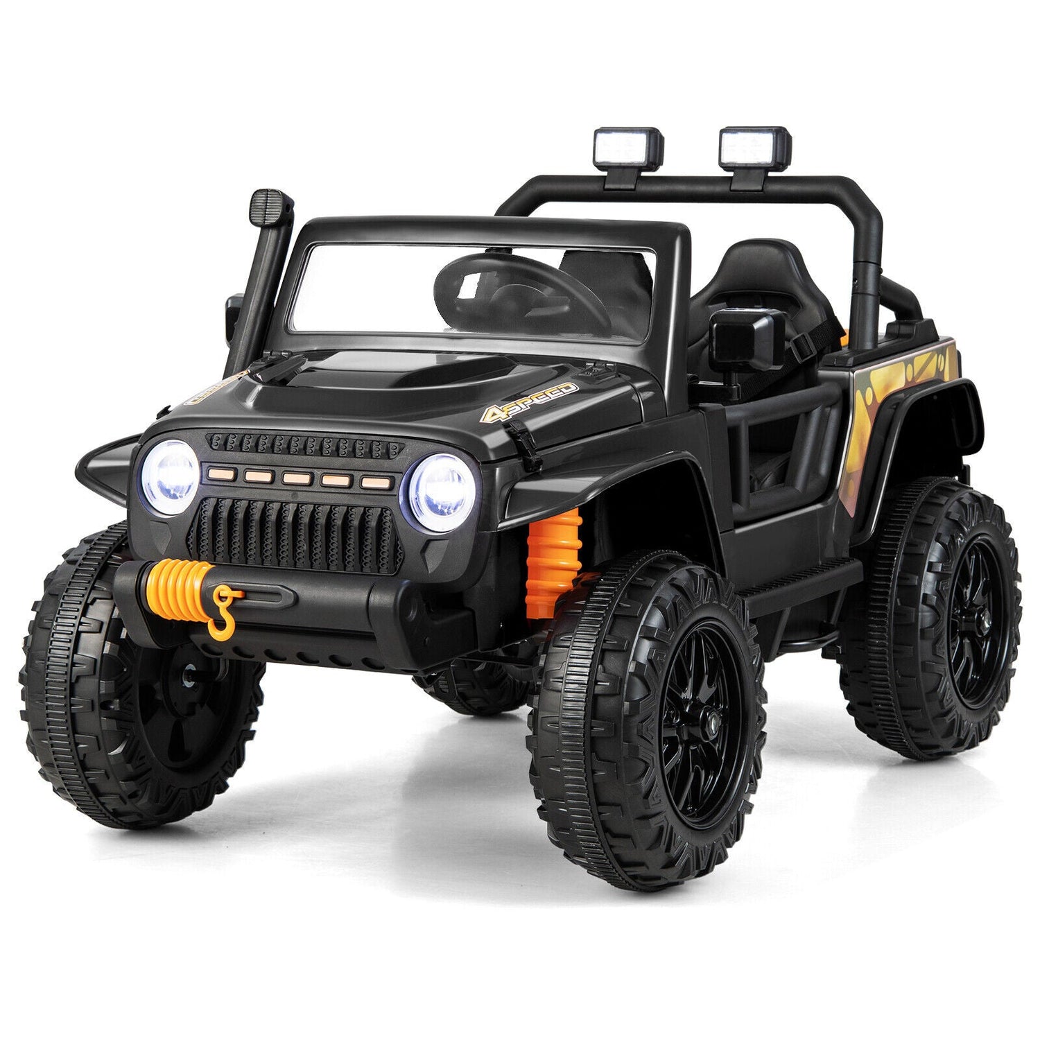 12V 10AH Parent-Child Ride On Remote Car w/Light &amp; Music childrensterritory