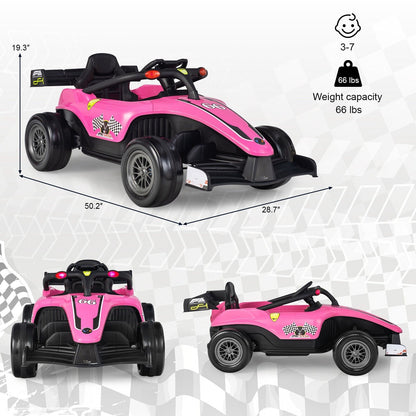 12V Kids Electric Racing Remote Control Ride on Car w/ Lights childrensterritory