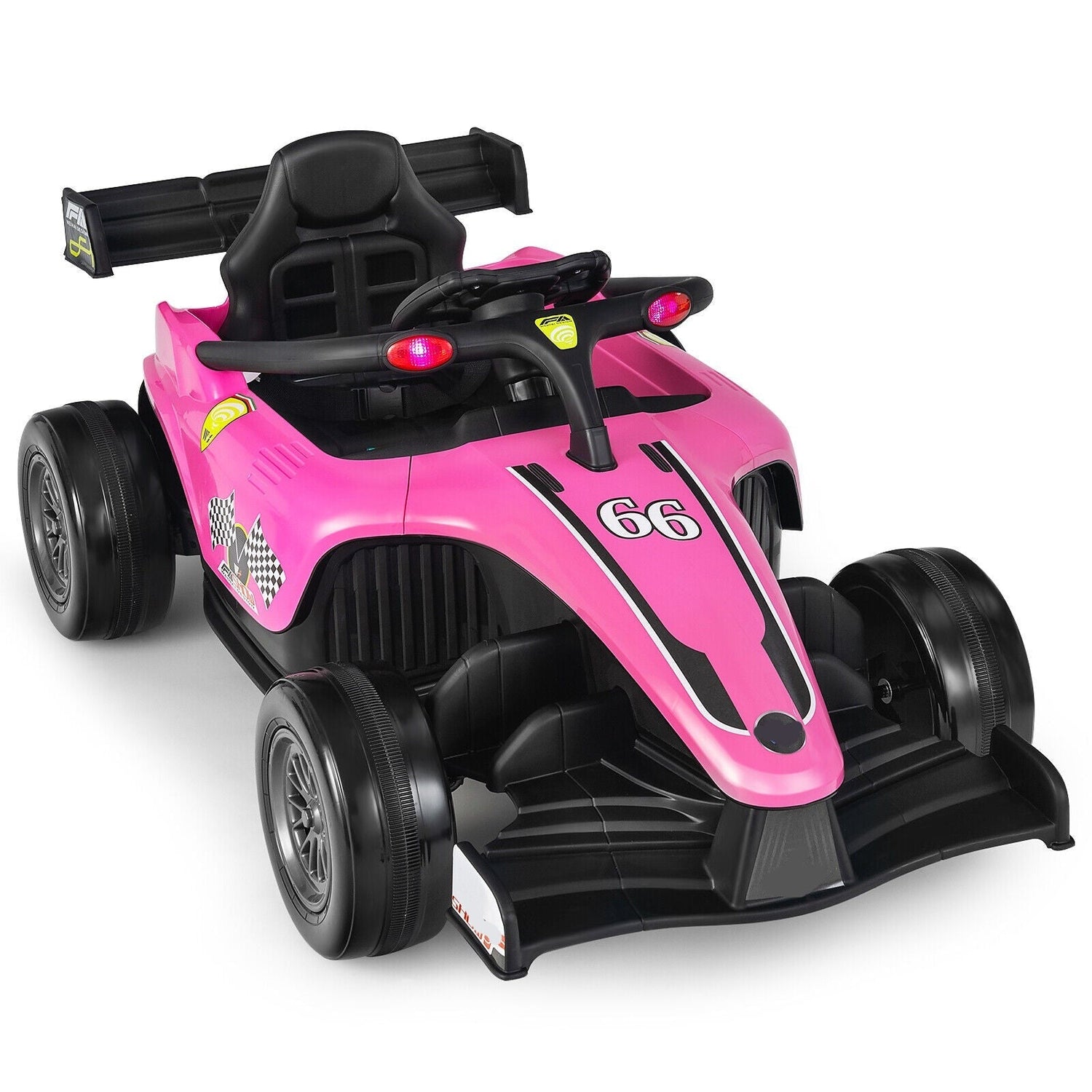 12V Kids Electric Racing Remote Control Ride on Car w/ Lights childrensterritory