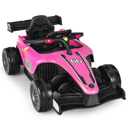 12V Kids Electric Racing Remote Control Ride on Car w/ Lights childrensterritory
