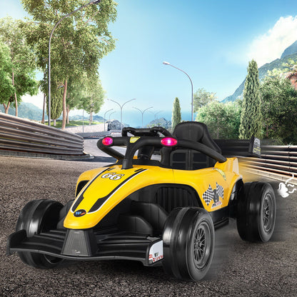 12V Kids Ride on Electric Racing Car w/ MP3 &amp; Lights childrensterritory