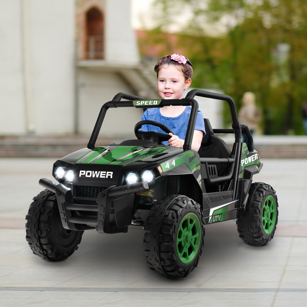 12V Kids UTV Electric Remote Ride-On Truck w/ LED Lights childrensterritory