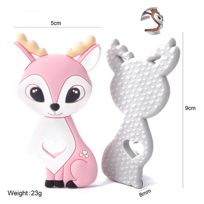 1PCS Baby Silicone Cartoon Pattern Teether Toy childrensterritory