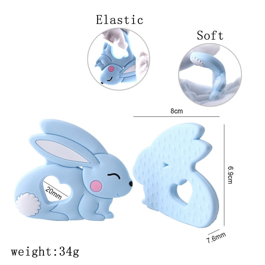 1PCS Baby Silicone Cartoon Pattern Teether Toy childrensterritory