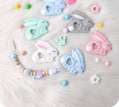 1PCS Baby Silicone Cartoon Pattern Teether Toy childrensterritory