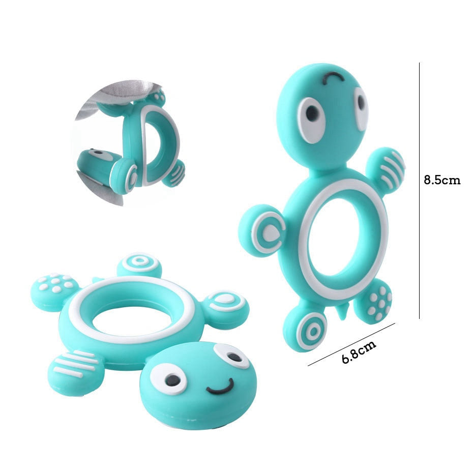 1PCS Baby Silicone Cartoon Pattern Teether Toy childrensterritory