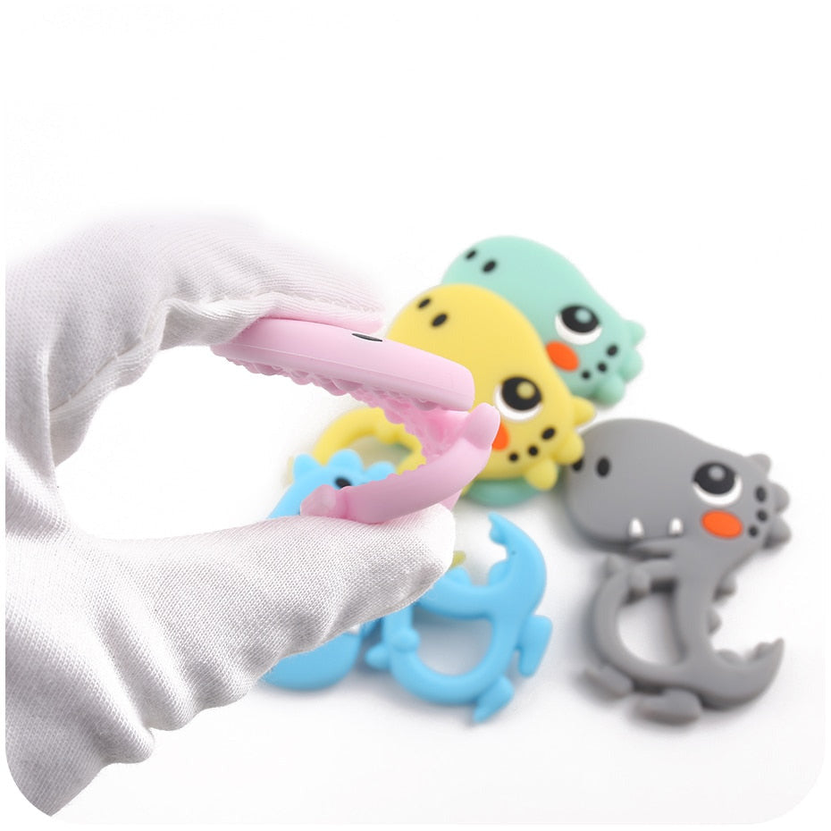 1PCS Baby Silicone Cartoon Pattern Teether Toy childrensterritory