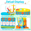 2-in-1 Kids Electronic Drum Kit Toy w/ Keyboard childrensterritory
