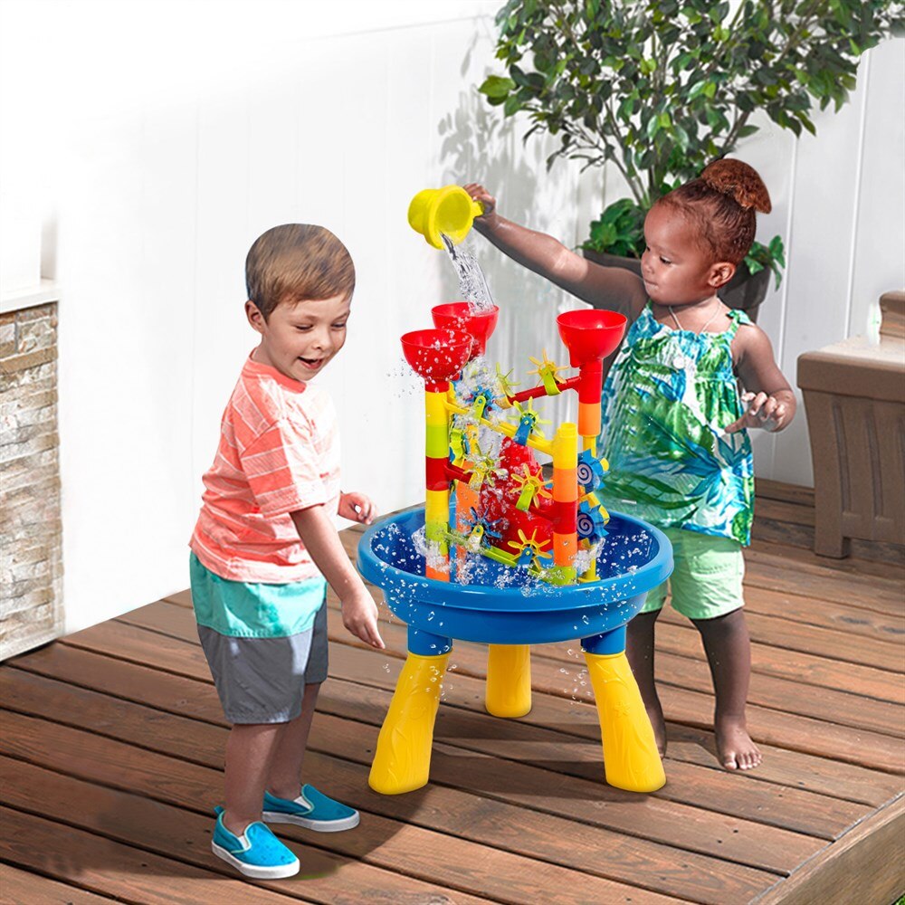 2 in 1 Kids Sand and Water Table Activity Play Center Toy childrensterritory