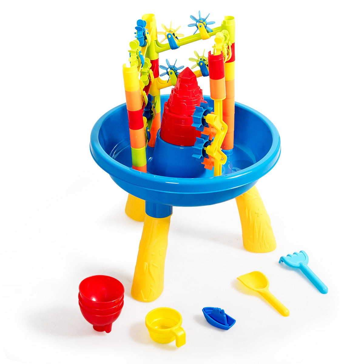 2 in 1 Kids Sand and Water Table Activity Play Center Toy childrensterritory