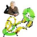 28.5ft Racing Car Rail Track Set Toy for Kids childrensterritory