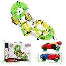 28.5ft Racing Car Rail Track Set Toy for Kids childrensterritory