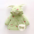 2PCS Baby Girls Floral Printed Hooded Parkas+Bag childrensterritory