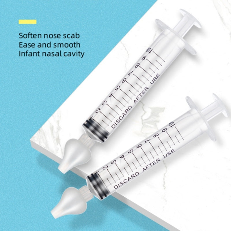 2Pcs 10ML Baby Care Nasal Aspirator Cleaner childrensterritory