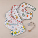 2Pcs Waterproof Cartoon Bibs/Feeding Bibs for Baby childrensterritory
