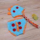 2pcs/set Dinosaur Crochet Costumes Infant Photo Props childrensterritory