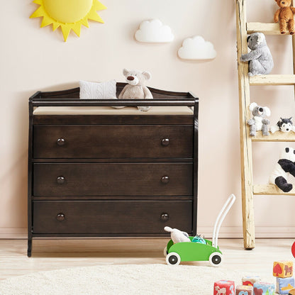 3 Drawer Baby Changing Table w/ Safety Belt childrensterritory