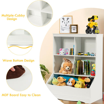 3-Tier Kids Multi-Functional Storage Cabinet childrensterritory