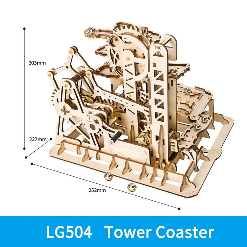 3D Wooden Puzzle Toy Marble Night City for Kids childrensterritory