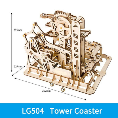 3D Wooden Puzzle Toy Marble Night City for Kids childrensterritory