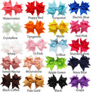40Pcs Baby/Kids Girls Solid Ribbon Bow Hair Clips childrensterritory