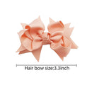 40Pcs Baby/Kids Girls Solid Ribbon Bow Hair Clips childrensterritory