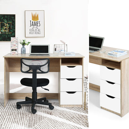 43.3 Inch Wooden Table/Workbench with Drawers childrensterritory