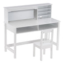 5-layer Painted Kid's Study Table and Chair Set childrensterritory