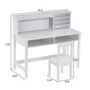 5-layer Painted Kid's Study Table and Chair Set childrensterritory