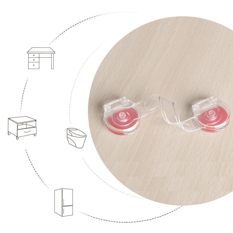 5PCS/Lot Multi-functional Baby Safety Lock Buckle childrensterritory