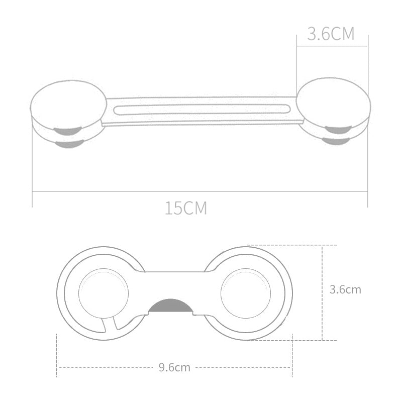 5PCS/Lot Multi-functional Baby Safety Lock Buckle childrensterritory