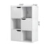6 Cube Bookcase 3 Cabinets with Doors & 3 Open childrensterritory