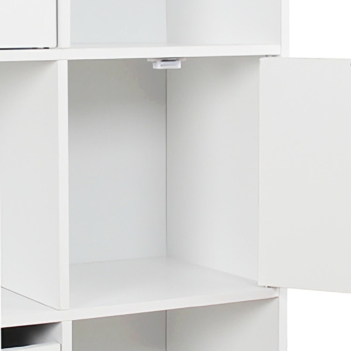 6 Cube Bookcase 3 Cabinets with Doors &amp; 3 Open childrensterritory