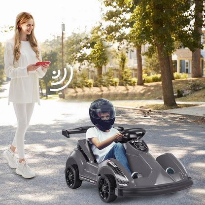 6V Battery Powered Kids Ride On Racer w/ Bumper &amp;amp; Music childrensterritory
